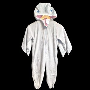 Shark Costume Sleepwear Pajamas Soft Youth 44in XS (L)